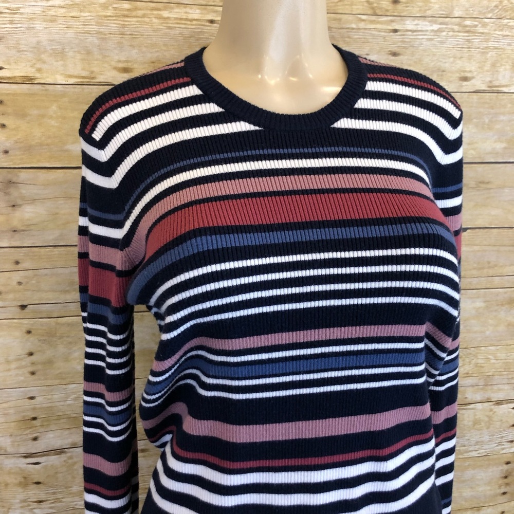 🛍CUPCAKES AND CASHMERE | Striped Sweater XL - Picture 2 of 5